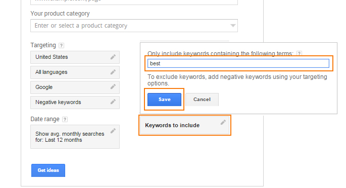 Google Keyword Planner Keyword Research 4